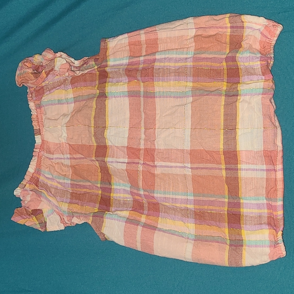 OshKosh Bgosh plaid tank top - Picture 4 of 4